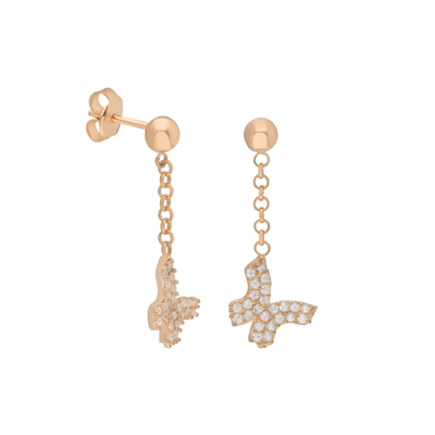 Sallantılı Kelebek Küpe 717088