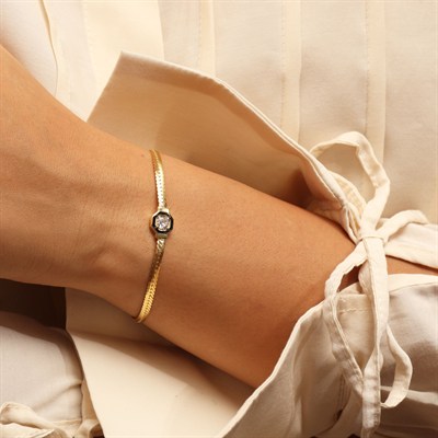 Serenay Bileklik 718540 Gold
