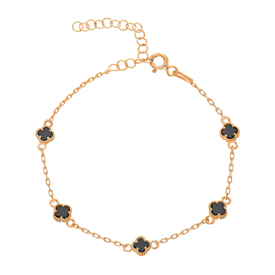 Siyah Yonca Bileklik 718536 Rose