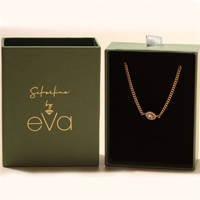 Taşlı Bileklik 717023 Gold