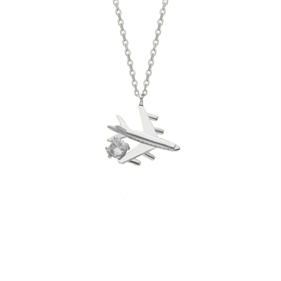 Uçak Kolye 718956 Silver