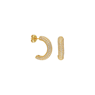 Yarım Halka Küpe 717087 Gold