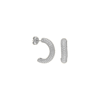 Yarım Halka Küpe 717087 Silver