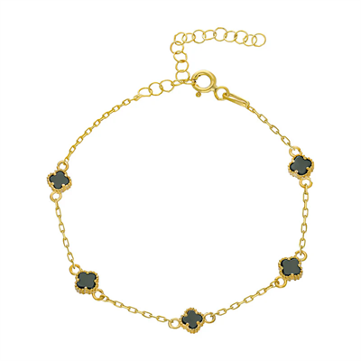 Yeşil Yonca Bileklik 718538 Gold