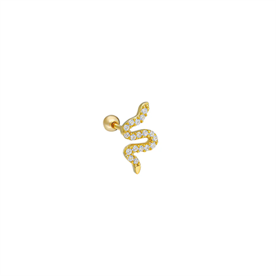 Yılan Piercing 717133 Gold