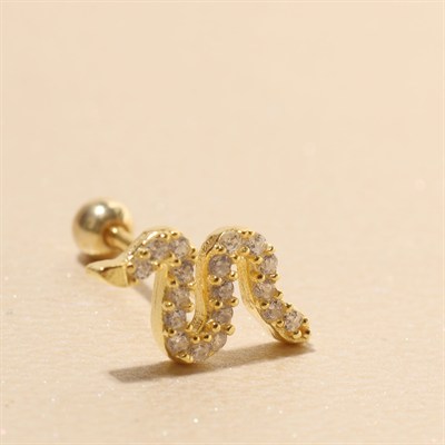 Yılan Piercing 717133 Gold