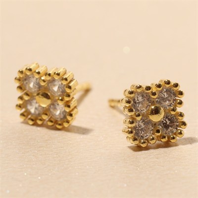 Yonca Küpe 717026 Gold