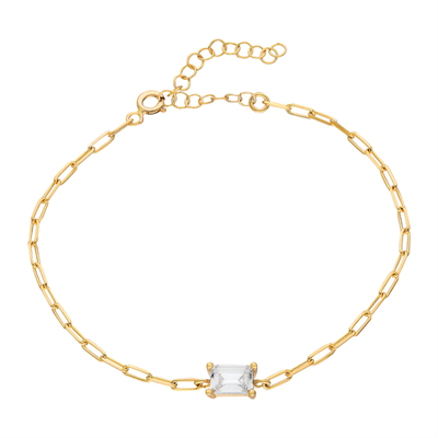 Zincir Baget Bileklik 717022 Gold