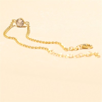 Zirkon Taşlı Bileklik 717007 Gold