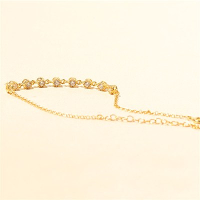 Zirkon Taşlı Bileklik 717008 Gold