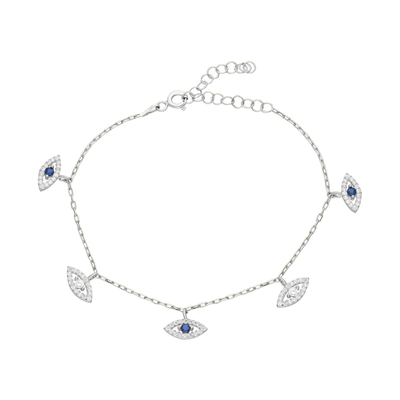 Zirkon Taşlı Bileklik 717025 Silver