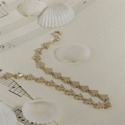 Zirkon Taşlı Bileklik 718547 Gold