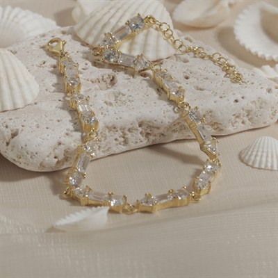 Zirkon Taşlı Bileklik 718553 Gold