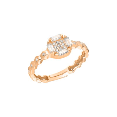 Zirkon Taşlı Yüzük 718865 Gold