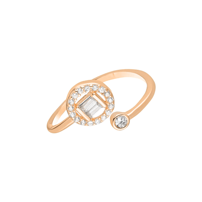 Zirkon Taşlı Yüzük 718866 Rose