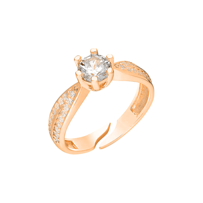 Zirkon Tektaş Yüzük 718863 Rose