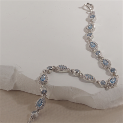 Damla Taşlı Bileklik 718551 Silver