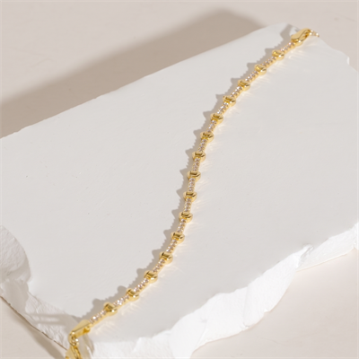 Zirkon Taşlı Bileklik 718549 Gold