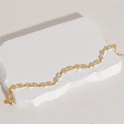 Zirkon Taşlı Bileklik 718553 Gold