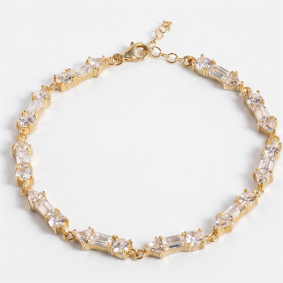 Zirkon Taşlı Bileklik 718553 Gold