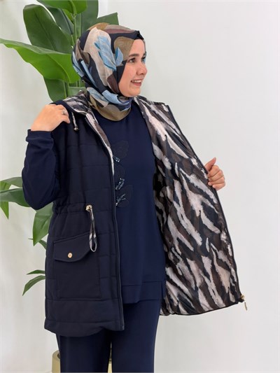 10961 Alara Lacivert Üçlü Takım