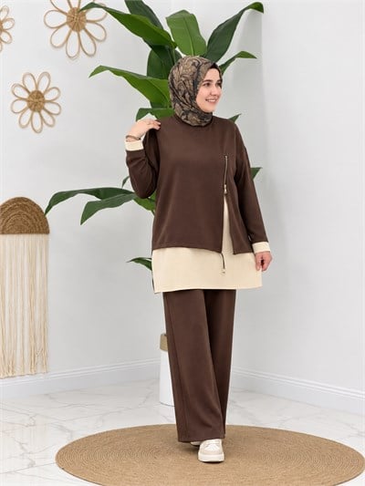 2373 Kahve Lara Gold Takım