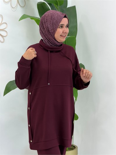 4102 Bordo Zımbalı Takım