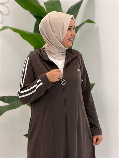 5117 Kahverengi Şeritli Takım