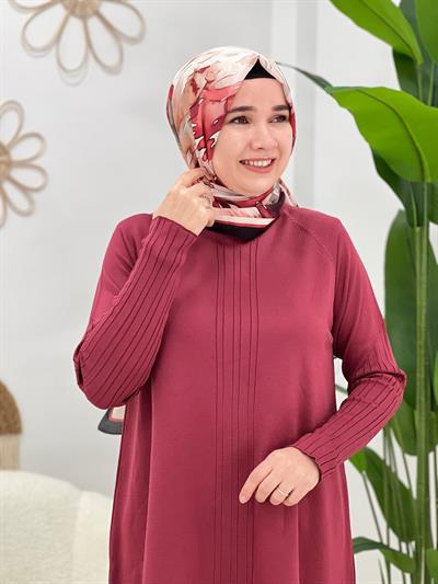 Bordo Merserize Tunik