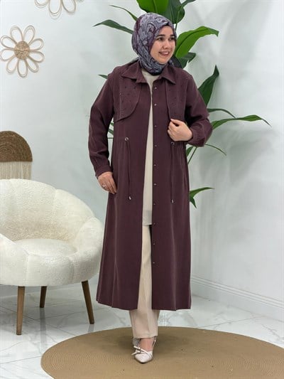 Bordo Tensel Giyçık Kap