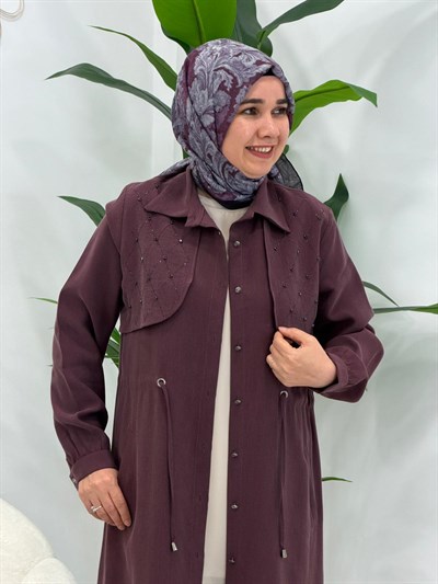 Bordo Tensel Giyçık Kap