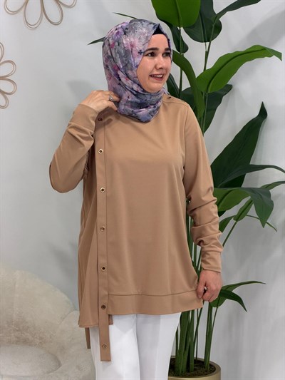 Camel Kuş Gözü Tunik