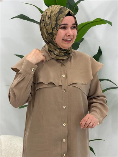 Camel Pantolonlu Takım