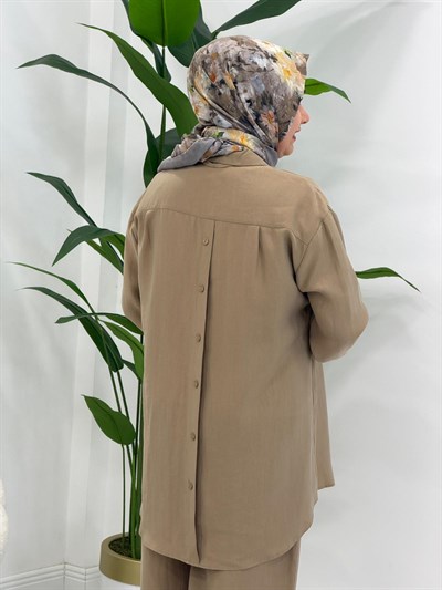 Camel Pantolonlu Takım