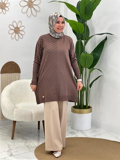 Capiçino Kareli Triko Tunik