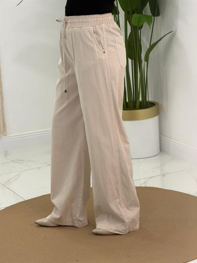 Ekru Tensel Pantalon