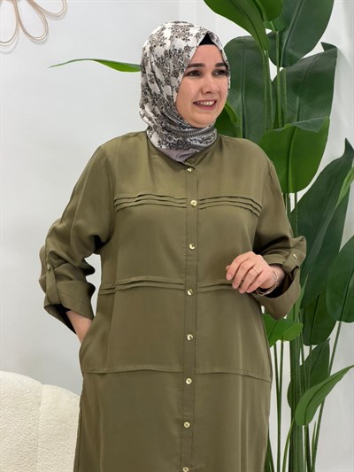 Haki Barselona Pantolonlu Takım