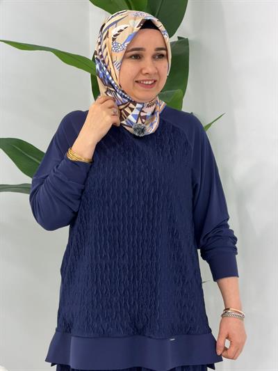 İndigo Bodre Etekli Takım