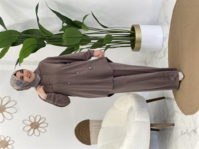 Kahve İpek tensel Takım