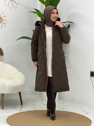 Kahve Şişme Mont