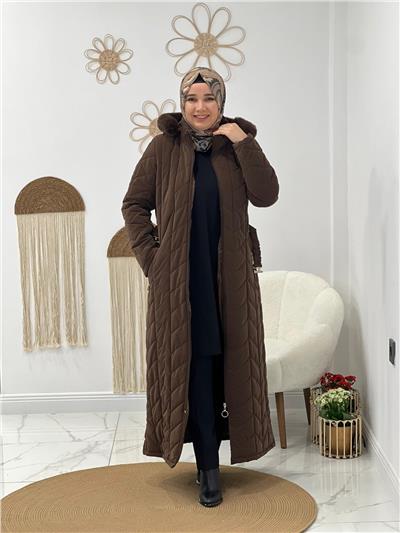 Kahve Şişme Mont