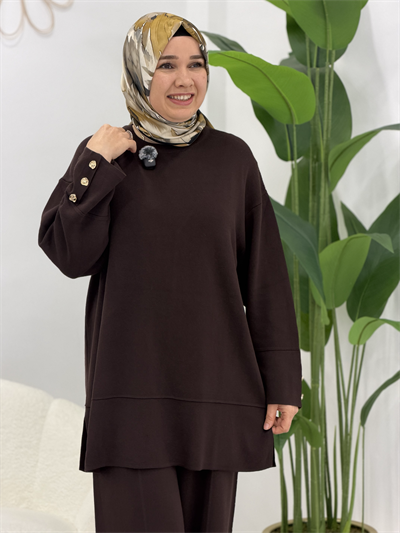 Kahve Triko Takım