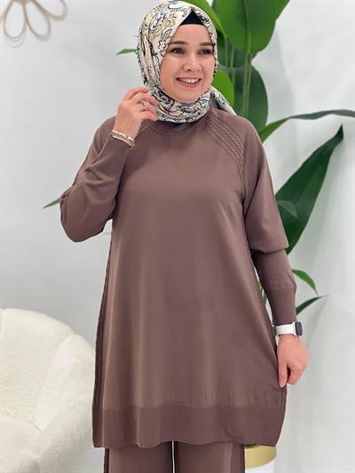 Kahve Triko Takım