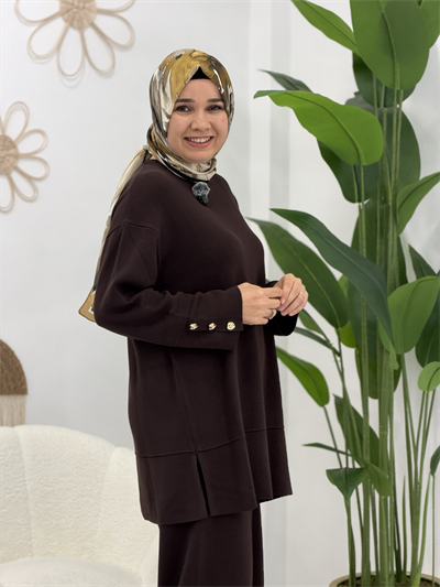 Kahve Triko Takım