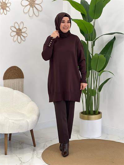 Kahve Triko Tunik 
