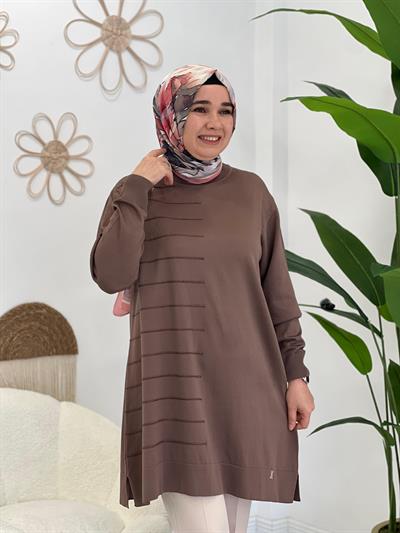 Kahve Triko Tunik