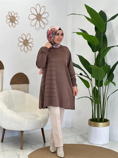 Kahve Triko Tunik