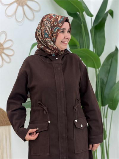 Kahverengi Beli Bağcıklı Kap