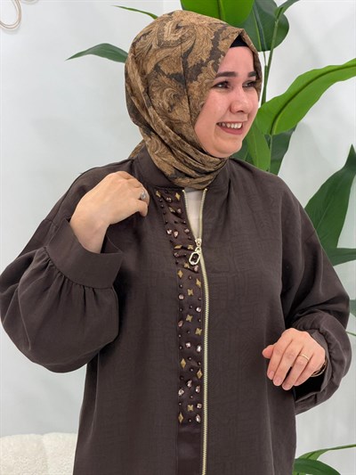 Kahverengi Linda Keten Takım