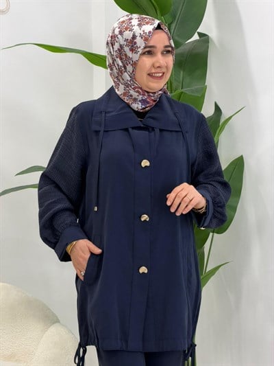 Lacivert Navy Pantolonlu Takım